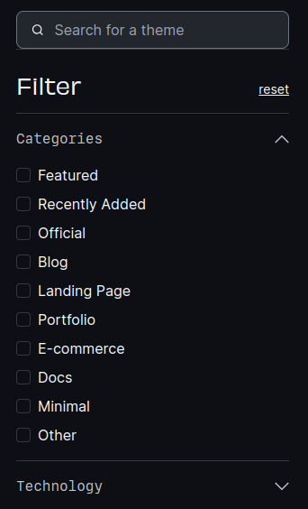 Astro Themes